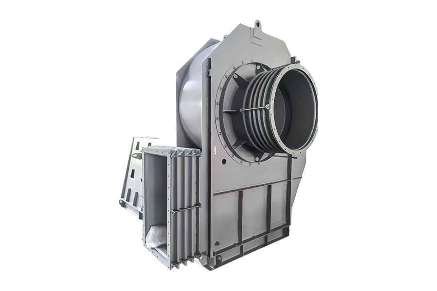 Rakennusmateriaaliteollisuus - kalkkiuunin kaksikammiouunin kiertotuuletin