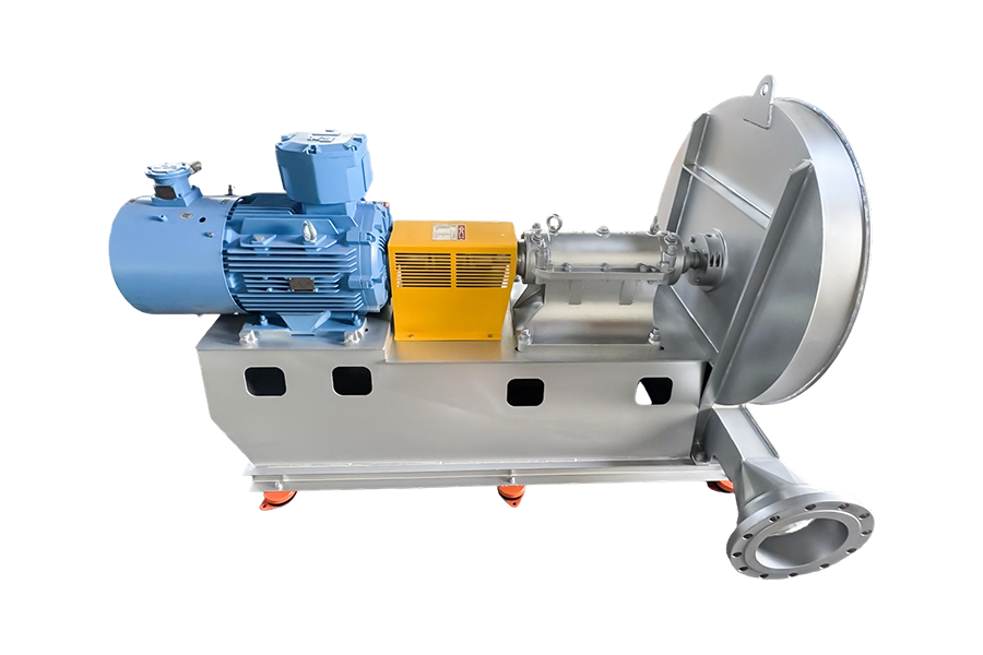 Ympäristönsuojeluteollisuus - Pakokaasujen käsittelyjärjestelmän pakopuhallin