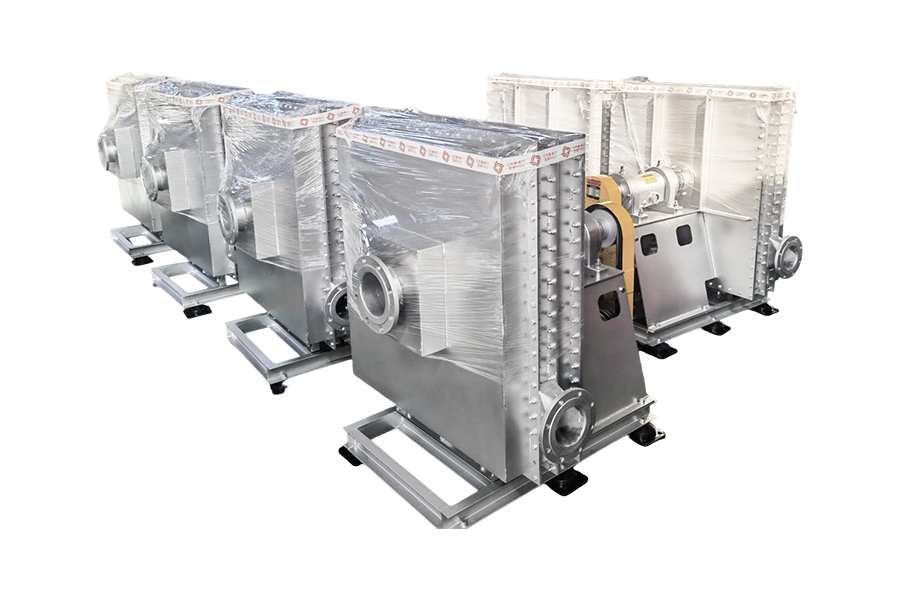 Ympäristönsuojeluteollisuus - kiinteiden ja nestemäisten jätteiden pyörivä uuninkäsittelyjärjestelmä Pyrolyysikaasupuhallin