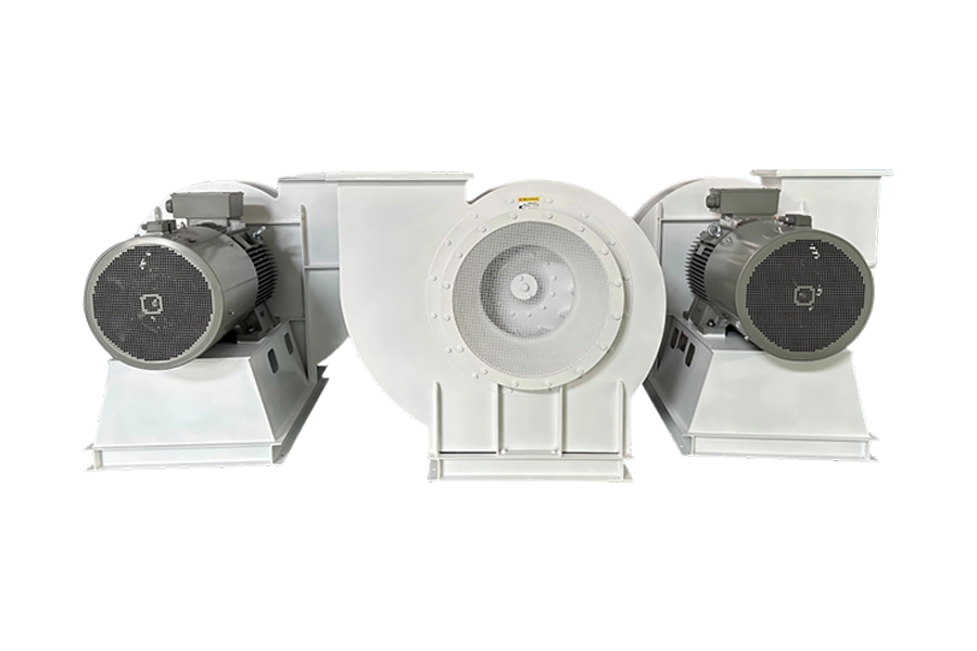 Ympäristönsuojeluteollisuus - kiinteän ja nestemäisen jätteen pyörivä uunikäsittelyjärjestelmä Tertiäärinen puhallin